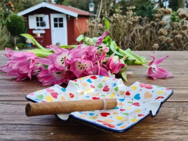 Aschenbecher, Unikat Einzelstück, Dekor Liebe^Bunzlauer Keramik Online