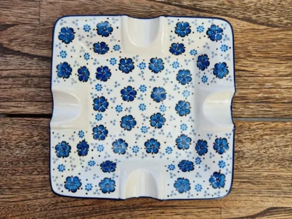 Aschenbecher, 17,5x17,5,3,5 cm, Tradition 34^Bunzlauer Keramik New