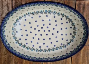 Auflaufform, 35 x 26 x 6,5 cm, 3200 ml, Royal Blue, BSN A-0712^Bunzlauer Keramik Fashion