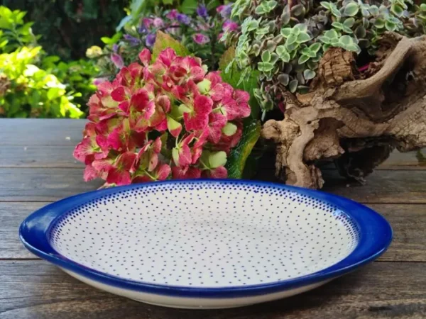 Aufschnittteller 26 cm Unikat 98,  Schnäppchen, Restposten, 2. Wahl^Bunzlauer Keramik Online