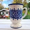 Aussteller ! Becher mit Fuss, 250 ml, Höhe 12 cm, Unikat 10 BSN 2709^Bunzlauer Keramik Sale
