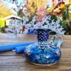 Aussteller Kerzenständer, Höhe ca. 9,5 cm, Unikat 4 - BSN 0565^Bunzlauer Keramik New