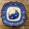 Ausstellungsstück statt 300 Euro - Platte, 26,5 x 26,5 cm, Unikat 2 - BSN 0065^Bunzlauer Keramik Outlet