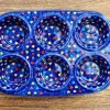 Backform, 29x20x4 cm, 6 Mulden, Träume, BSN A-1063^Bunzlauer Keramik Online
