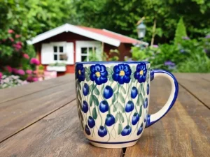 Becher 250 ml, 10 cm hoch, Unikat, antik eventuell Glasurrisse^Bunzlauer Keramik Online