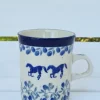 Becher / Pott, 250 ml, Horse^Bunzlauer Keramik Fashion