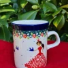 Becher / Pott, 250 ml, Prinzessin rot^Bunzlauer Keramik Discount