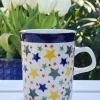 Becher / Pott, 250 ml, Sterne^Bunzlauer Keramik Best