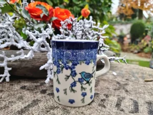 Becher / Pott, 250 ml, Vogel Ivy^Bunzlauer Keramik New