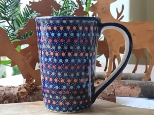 Becher ca. 250 ml - Ø8 cm, Höhe 11 cm, Unikat 106, BSN J-779^Bunzlauer Keramik Outlet