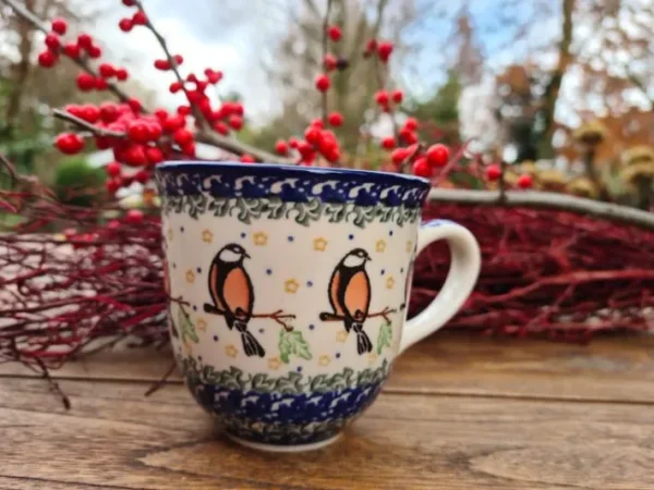 Becher, max.300 ml, Höhe 9 cm, Vogel^Bunzlauer Keramik Best