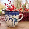Becher, max.300 ml, Höhe 9 cm, Vogel Ivy^Bunzlauer Keramik Clearance
