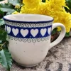 Becher, max.300 ml, Höhe 9 cm, White Valentine - BSN R-178^Bunzlauer Keramik Discount