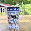 Becher mit Fuss, 250 ml, 12 cm, Katze, BSN A-0079^Bunzlauer Keramik Fashion