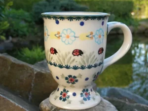 Becher mit Fuss, 250 ml,11,5 cm, Tradition 122, BSN J-1466^Bunzlauer Keramik Outlet