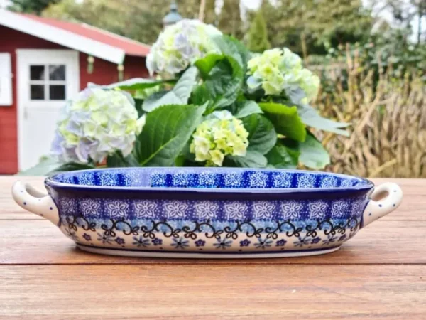 Beilagenschale, 21 x 13 cm, Fleur Delicate, BSN J-1930^Bunzlauer Keramik Outlet