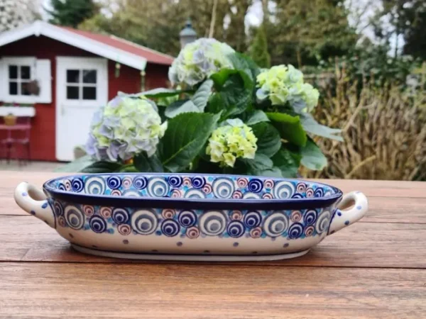 Beilagenschale, 21 x 13 cm, Tradition 35^Bunzlauer Keramik Hot