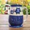 Bierkrug, 15 cm hoch, Tradition 9, für 500 ml plus Schaum, BSN m-1450^Bunzlauer Keramik Outlet