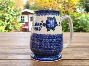 Bierkrug, 15 cm hoch, Tradition 9, für 500 ml plus Schaum, BSN m-1450^Bunzlauer Keramik Outlet