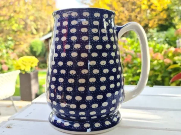 Bierkrug, 15 cm hoch, Tradition 4, für 500 ml plus Schaum, BSN m-1445^Bunzlauer Keramik Clearance