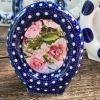 Bilderrahmen zum Hinstellen, 10 x 8 cm, Unikat 22, BSN U-121^Bunzlauer Keramik Hot