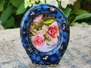 Bilderrahmen zum Hinstellen, 10 x 8 cm, Unikat 4, BSN U-120^Bunzlauer Keramik Best