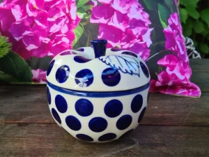 Bratapfel, Ø 12 cm, 12 cm hoch, Tradition 28 polonaise poterie - BSN 6498^Bunzlauer Keramik Online