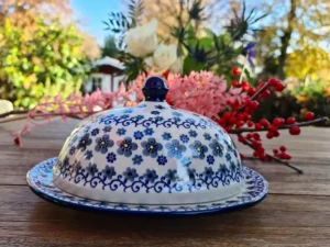 Butterdose & Käseglocke, Winter Garden, BSN J-4444^Bunzlauer Keramik Outlet