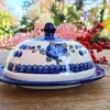 Butterdose & Käseglocke, Tradition 9 - BSN 0907^Bunzlauer Keramik Sale
