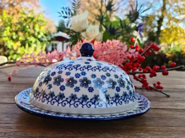 Butterdose & Käseglocke, Winter Garden, BSN J-4444^Bunzlauer Keramik Outlet