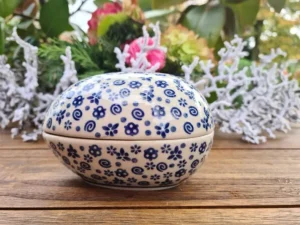 Dose als Ei, 13 x 10 x 10 cm, 500 ml, Tradition 12 - BSN m-5608^Bunzlauer Keramik Sale