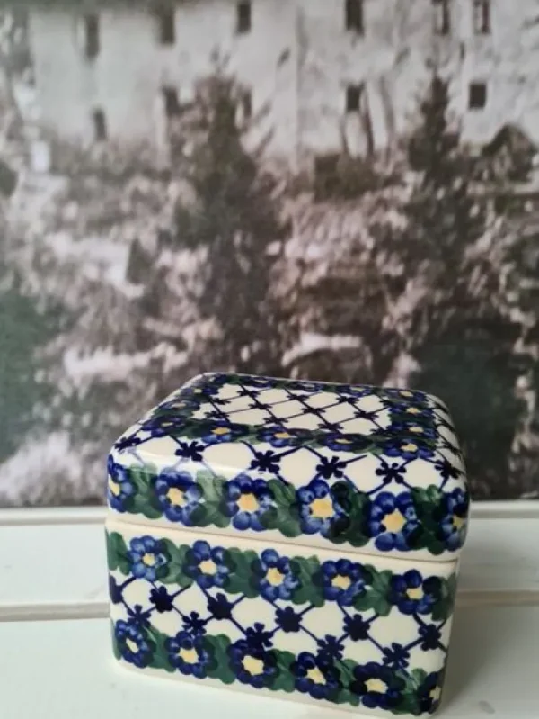 Dose Unikat, 12 x 10 x 8 cm; antik eventuell Glasurrisse^Bunzlauer Keramik Fashion