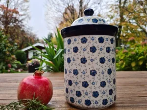 Dose, Vol. 2 l, Höhe: 27 cm, Tradition 34, BSN J-526^Bunzlauer Keramik Sale