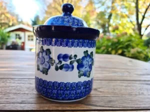 Dose, Volumen 600 ml, Höhe 15 cm, Tradition 9-Bunzlauer Porzellan-BSN 10728^Bunzlauer Keramik Clearance