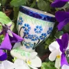 Eierbecher, Forget me not, BSN J-1974^Bunzlauer Keramik Outlet