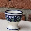Eierbecher Unikat, antik, eventuell Glasurrisse^Bunzlauer Keramik Best