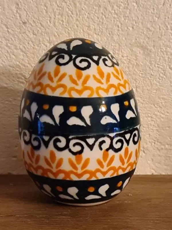 Einzelstücke Osterei 7 cm, 2. Wahl, , Unikat -^Bunzlauer Keramik Best