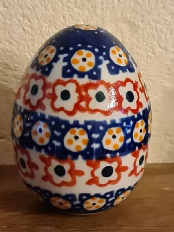 Einzelstücke Osterei 7 cm, 2. Wahl, , Unikat -^Bunzlauer Keramik Sale