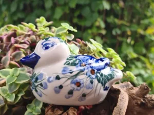 Ente Unikat, Einzelstück, Antik, alte mit Glasurrissen eventuell^Bunzlauer Keramik Clearance