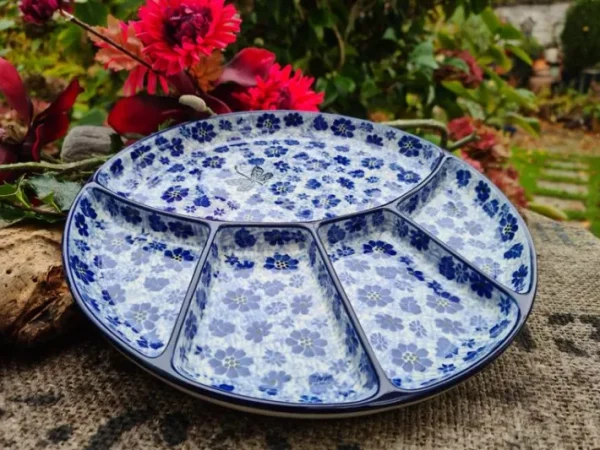 Fondueteller, Ø 26 cm, Dragonfly^Bunzlauer Keramik Online