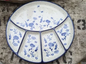 Fondueteller, Ø 26 cm, Flower Festival^Bunzlauer Keramik Discount