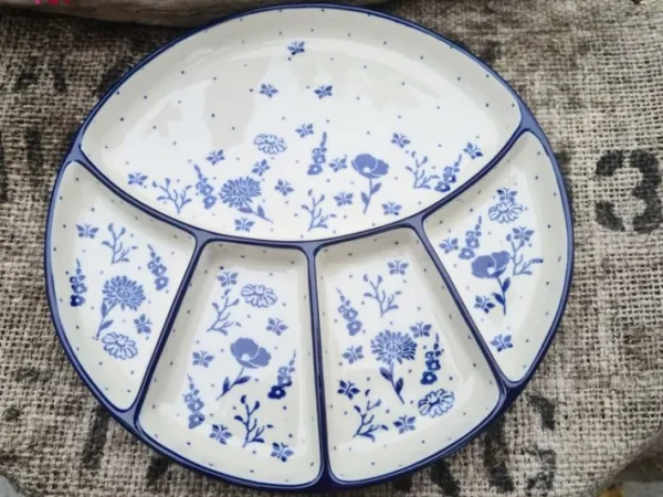 Fondueteller, Ø 26 cm, Flower Festival^Bunzlauer Keramik Discount