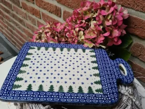 Frühstücksbrettchen, 29,5 x 18,5 cm gross, Unikat 57, BSN 10522^Bunzlauer Keramik Clearance