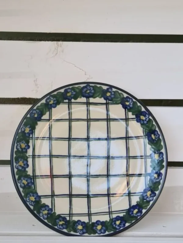 Frühstücksteller, ca. 19 cm, Unikat antik, eventuell Glasurrisse^Bunzlauer Keramik New
