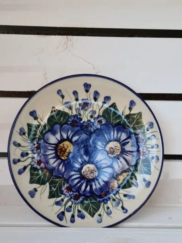 Frühstücksteller, ca. 19 cm, Unikat antik, eventuell Glasurrisse^Bunzlauer Keramik Outlet