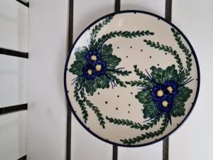 Frühstücksteller, ca. 19 cm, Unikat antik, eventuell Glasurrisse^Bunzlauer Keramik Outlet