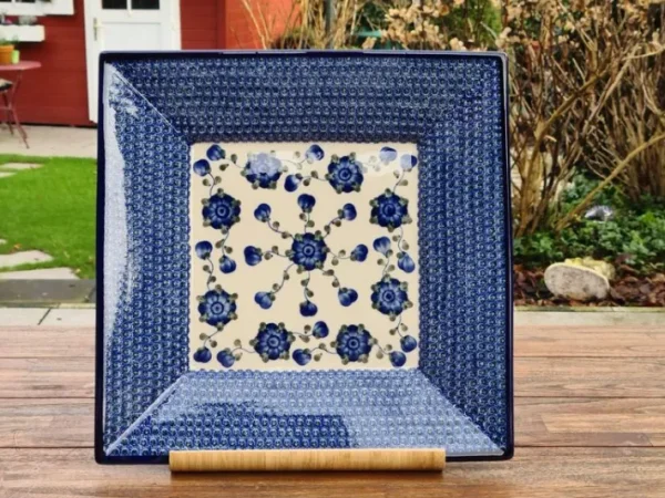 Fürstliche Platte, 39 x 39 cm, Tradition 9 - BSN 5227^Bunzlauer Keramik Fashion