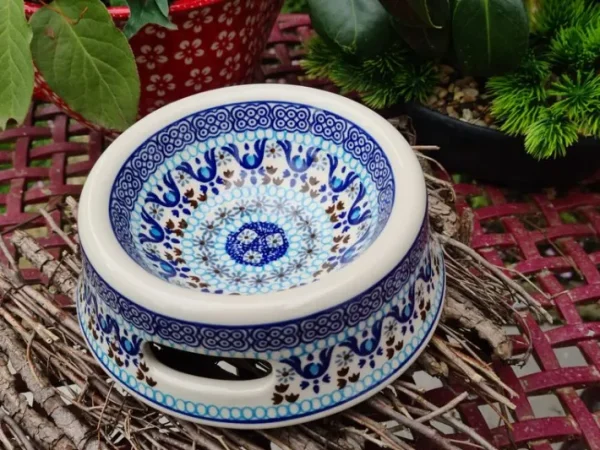Futternapf für Hund + Katze, Ø18 cm,6 cm, Marrakesch, BSN A-0601^Bunzlauer Keramik Online