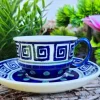 Gedeck, Tradition 137, Tasse Untertasse 120 ml,  Schnäppchen, Restposten, 2. Wahl^Bunzlauer Keramik New