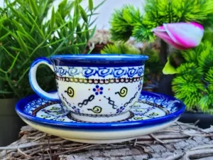 Gedeck, Tradition du2, Tasse Untertasse 120 ml,  Schnäppchen, Restposten, 2. Wahl^Bunzlauer Keramik Best